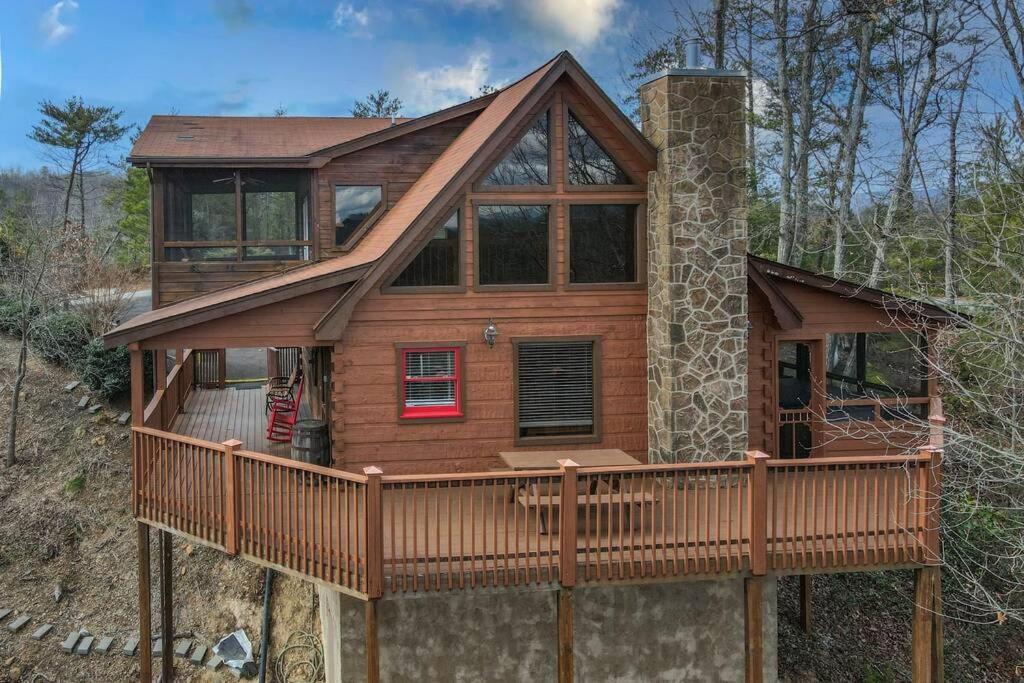 Over The Mountain - Smoky Mountain View Cabin Sevierville Esterno foto
