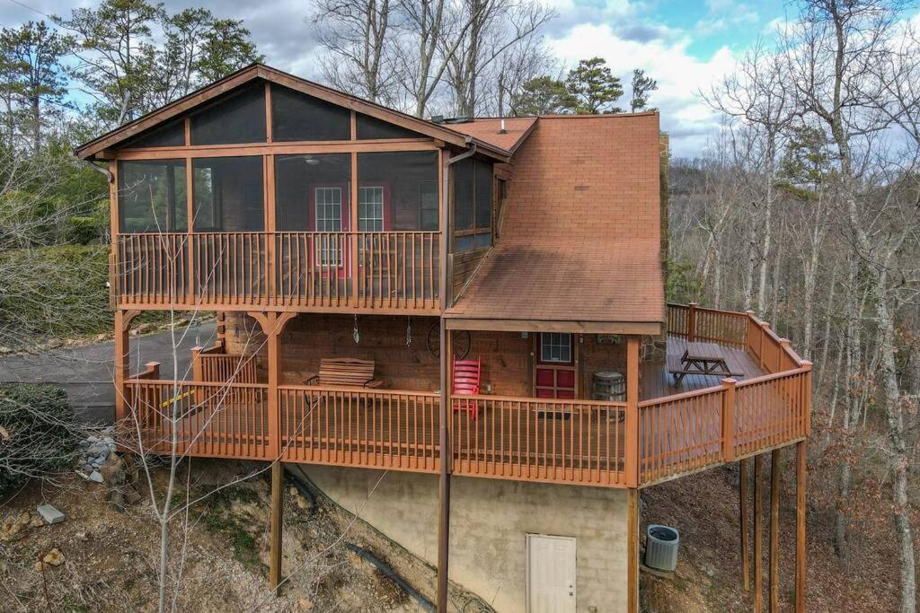 Over The Mountain - Smoky Mountain View Cabin Sevierville Esterno foto